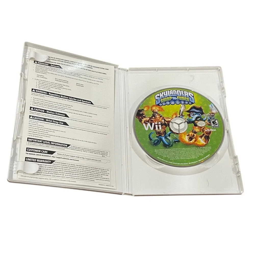 Skylanders Swap Force Nintendo Wii Game Disc Activision Not For Resale E10+